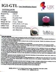 5.13 Ratti Natural New Burma Ruby with Govt Lab Certificate-(4551)